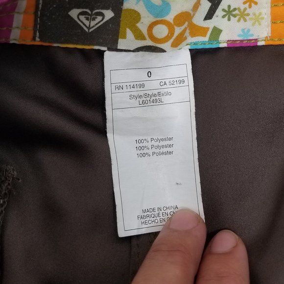 Roxy | Board Short Surf Wear Spell Out Brown 0 - Picture 3 of 7